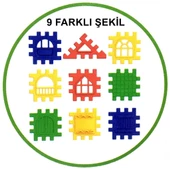 Nessiworld Puzzle City 3D Yapı ve Tasarım Blokları 64 Parça - 3