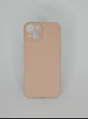 İPHONE 14 CAPPY SİLİKON PEMBE KILIF - 1
