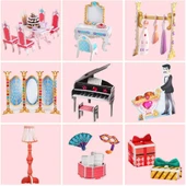 Nessiworld CubicFun Prenses Doğumgünü Şatosu 3D Puzzle - 9