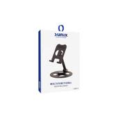 Sunix Katlanabilir Masaüstü Metal Telefon Tutucu Siyah Stand-16 - 3