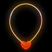 Nessiworld Karanlıkta Yanan Glow Stick Kalp Şekilli Kolye 6 Renk 6 Adet - 8