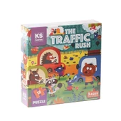 Nessiworld   PRS 32702 The Traffic Rush Pre School Puzzle 12 Parça - 1