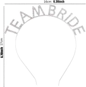 Nessiworld    Gümüş Kaplama Kristal Taşlı Team Bride Taç 16x17 cm - 2