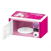 Nessiworld Dolu Unicorn Sesli Pembe Mikrodalga Fırın - 1