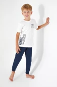 Roly Poly 3041 Venice Beach Erkek Çocuk Kısa Kol Pijama Takım - 9