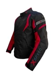 Xspeed  Malibu 4 Mevsimlik Korumalı Motosiklet Montu Yeni Sezon Kırmızı - 1