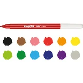 Nessiworld  Carioca Joy Süper Yıkanabilir Keçeli Boya Kalemi 12'Li thumbnail 3