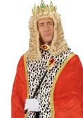 Kırmızı Topuzlu Kral Asası Kraliyet Asası 40 Cm - 2