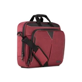 Classone Taranto Serisi VP3405 14 inch WTXpro Su Geçirmez Kumaş Laptop El Çantası -Bordo - 4