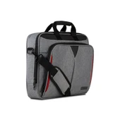 Classone Taranto Serisi VP3404 14 inch WTXpro Su Geçirmez Kumaş Laptop El Çantası -Gri - 5