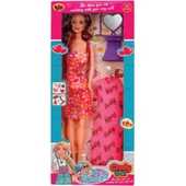 NessiWorld Oydaş Anlily Aynalı Yedek Elbiseli Bebek 2284 - 5