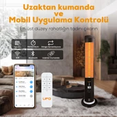 UFO Therapy Smart 2300W Mobil Uyumlu, Uzaktan Kumandalı, Tasarruf Modlu ve Programlanabilir Kule Tipi Isıtıcı thumbnail 5