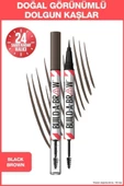 Maybelline New York Build a Brow 2in1 Kaş Kalemi ve Jeli Black Brown - 1