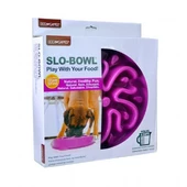 Slo-Bowl Yavaş Yeme İçin Köpek Mama Kabı 4 Kap Mor - 1