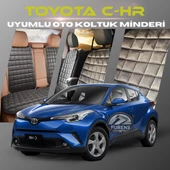Toyota CH-R Antrasit Renk Tay Tüyü Cepli & Terletmez Sırtlı Oto Koltuk Minder Seti - Koltuk Koruma Kılıfı (ÖN & ARKA TAM SET) thumbnail 1