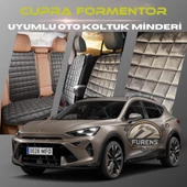 Cupra Formentor Antrasit Renk Tay Tüyü Cepli & Terletmez Sırtlı Oto Koltuk Minder Seti - Koltuk Koruma Kılıfı (ÖN & ARKA TAM SET) thumbnail 1