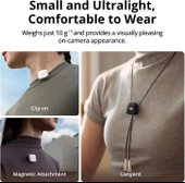 DJI Mic Mini Transmitter (Infinity Black) thumbnail 5