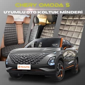 Chery Omoda 5 Antrasit Renk Tay Tüyü Cepli & Terletmez Sırtlı Oto Koltuk Minder Seti - Koltuk Koruma Kılıfı (ÖN & ARKA TAM SET) thumbnail 1