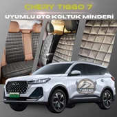 Chery Tiggo 7 & Pro Antrasit Renk Tay Tüyü Cepli & Terletmez Sırtlı Oto Koltuk Minder Seti - Koltuk Koruma Kılıfı (ÖN & ARKA TAM SET) thumbnail 1