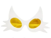 Nessiworld Beyaz Renk Bıyık Tasarımlı Kedi Parti Gözlüğü 19x11 cm - 1