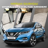 Nissan Qashqai Bej Renk Tay Tüyü Cepli & Terletmez Sırtlı Oto Koltuk Minder Seti - Koltuk Koruma Kılıfı (ÖN & ARKA TAM SET) thumbnail 1