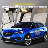 Opel Mokka Bej Renk Tay Tüyü Cepli & Terletmez Sırtlı Oto Koltuk Minder Seti - Koltuk Koruma Kılıfı (ÖN & ARKA TAM SET) - 1