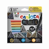 Nessiworld  Carioca Metalik Keçeli Kalem 8'Li - 5