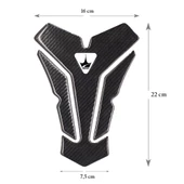 Grippatch Triumph Motosikletler ile Uyumlu Universal 6D Karbon Tank Pad GC09 thumbnail 2