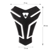 Grippatch Triumph Motosikletler ile Uyumlu Universal 6D Karbon Tank Pad GC01 - 2
