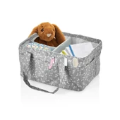Nessiworld  BabyJem Katlamalı Anne & Bebek Organizer 795 Gri Çiçek - 3