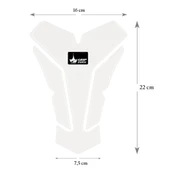 Grippatch Aprilla, KTM, Kawasaki, Suzuki ile Uyumlu Universal Şeffaf Tank Pad GT09 - 1
