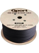 Qport Q-Cato7 S/ftp 500 Metre Cat7 Lsoh 23AWG Bakır Kablo Siyah - 2