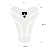 Grippatch Triumph Motosikletler ile Uyumlu Universal Şeffaf Tank Pad GT01 thumbnail 2