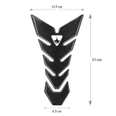 Grippatch Triumph Motosikletler ile Uyumlu Universal 6D Karbon Tank Pad GC05 - 2