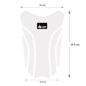 Grippatch Aprilla, KTM, Kawasaki, Suzuki ile Uyumlu Universal Şeffaf Tank Pad GT07 thumbnail 2