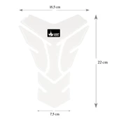 Grippatch Aprilla, KTM, Kawasaki, Suzuki ile Uyumlu Universal Şeffaf Tank Pad GT06 - 2