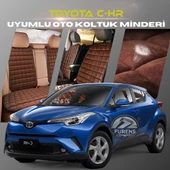 Toyota CH-R Kahverengi Renk Tay Tüyü Cepli & Terletmez Sırtlı Oto Koltuk Minder Seti - Koltuk Koruma Kılıfı (ÖN & ARKA TAM SET) thumbnail 1