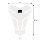 Grippatch Aprilla, KTM, Kawasaki, Suzuki ile Uyumlu Universal Şeffaf Tank Pad GT01 - 2