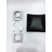 20 Mm Büyüteç Lup Dokumacı Büyüteci Full Çelik Katlanabilir Th9007a thumbnail 7