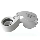 Mini 40x25mm Takı Büyüteç, Cep Büyüteç, Teftiş, Elmas Pullar, Madeni Kontrol Lup Mg21011 - 2