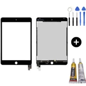 iPad Mini 5 A2124-A2125-A2126-A2133 Uyumlu HK Lcd Dokunmatik Full Siyah + Montaj Seti - 1