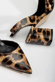 Tonia Leopar Rugan Topuklu Kadın Ayakkabı - 3