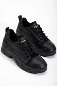 Siyah Kadın Sneaker Günlük Ayakkabı - 1