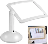 3x  360 Derece Döndürme Ekranlı, Çok Fonksiyonlu Masaüstü Büyüteç 3x thumbnail 7