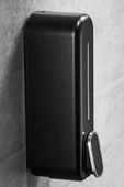 Siyah Duvara Monte Sıv Sabunluk Duş Şampuanlık Dispenser 300 Ml Banyo Sabunluk  Duş Sabunluk - 6
