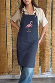 Renkli Stylish Atölye Önlüğü - Flamingo thumbnail 2
