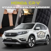 Honda Cr-V Siyah Renk Tay Tüyü Cepli & Terletmez Sırtlı Oto Koltuk Minder Seti - Koltuk Koruma Kılıfı (ÖN & ARKA TAM SET) thumbnail 1