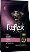 Reflex Plus Yüksek Aktiviteli Dana Etli Yetişkin Köpek Maması 3kg - 1