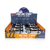 Nessiworld HCL-510A Çek Bırak 1:22 Sesli Ve Işıklı Buharlı DF Metal Jeep - 5