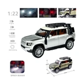 Nessiworld HCL-510A Çek Bırak 1:22 Sesli Ve Işıklı Buharlı DF Metal Jeep - 6
